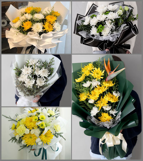 广东梅州市五华县横陂镇华阁村白事花束代送